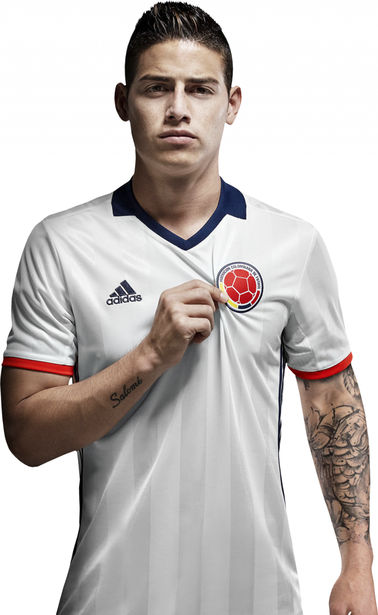 James Rodriguez Colombia football render - FootyRenders