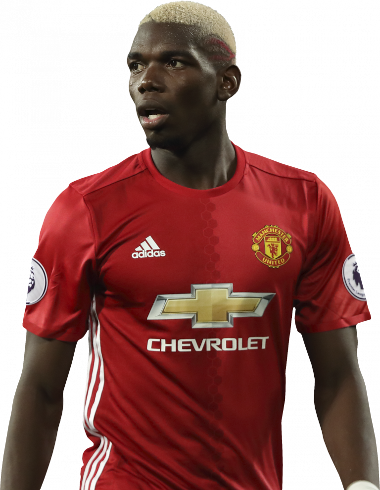 Paul Pogba Manchester United football render - FootyRenders