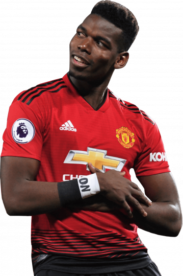 Paul Pogba Manchester United football render - FootyRenders