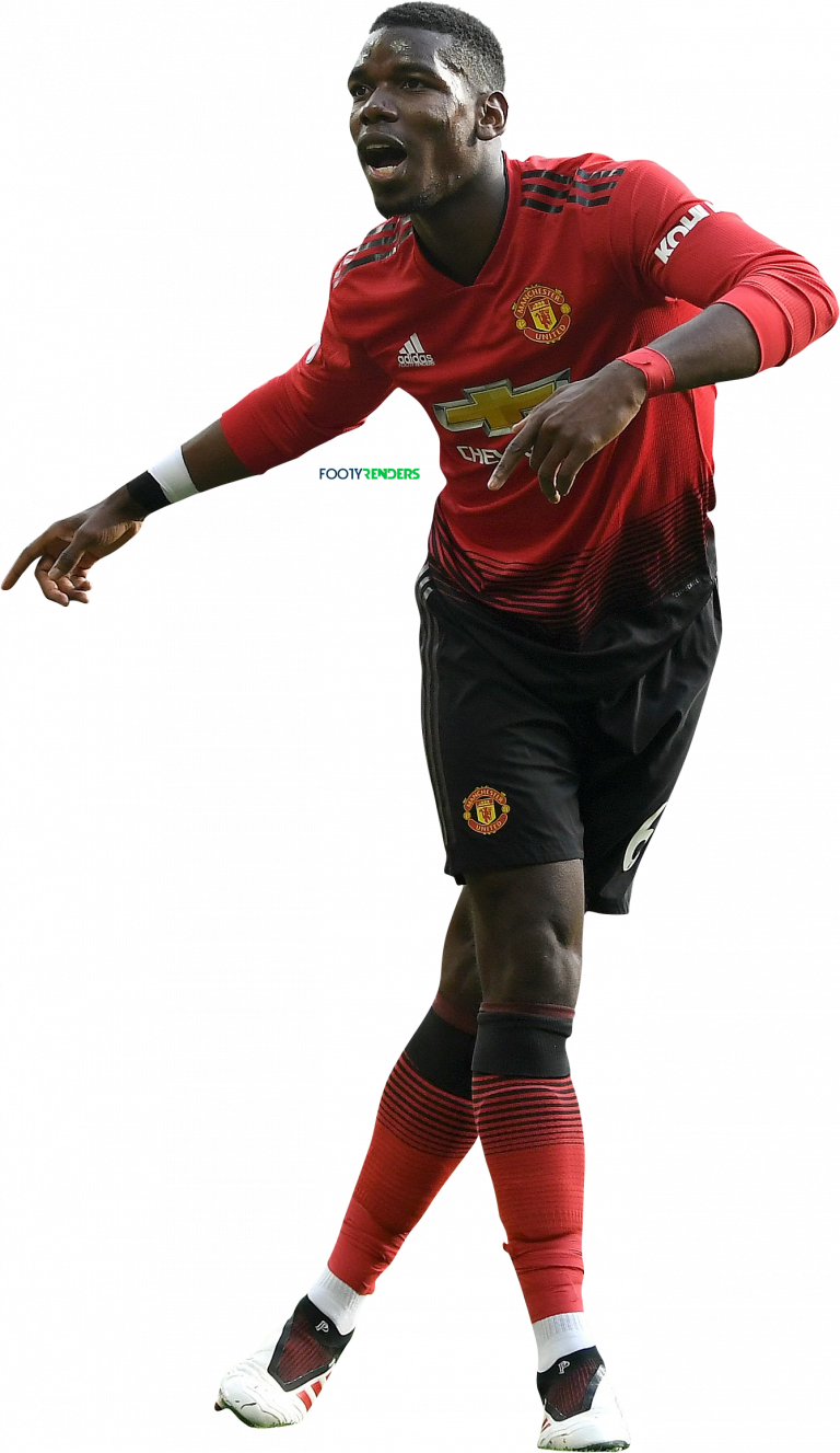 Paul Pogba Manchester United football render - FootyRenders