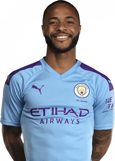 Raheem Sterling Manchester City football render - FootyRenders