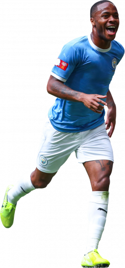 Raheem Sterling Manchester City football render - FootyRenders