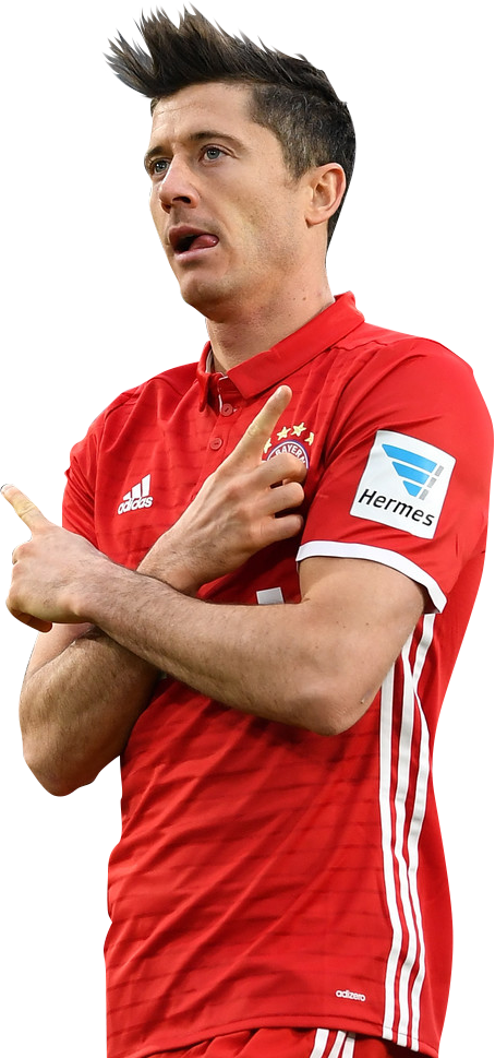 Robert Lewandowski football render - 36243 - FootyRenders