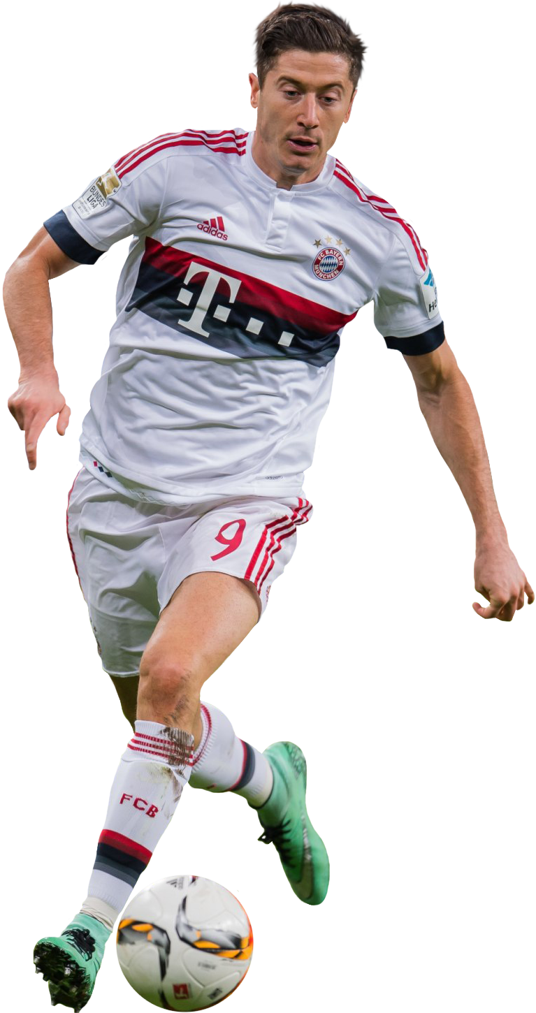 Robert Lewandowski football render - 22199 - FootyRenders