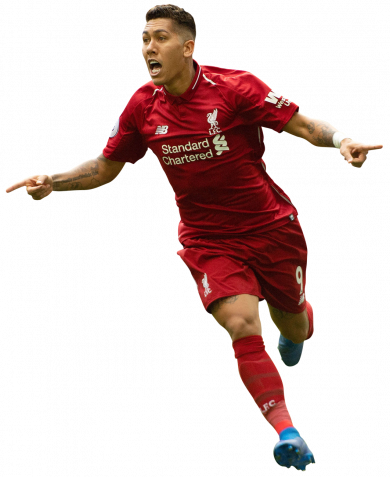 Roberto Firmino Liverpool football render - FootyRenders