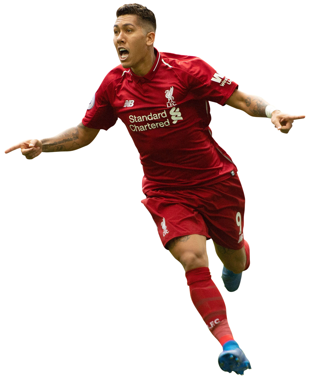 Roberto Firmino Liverpool football render - FootyRenders