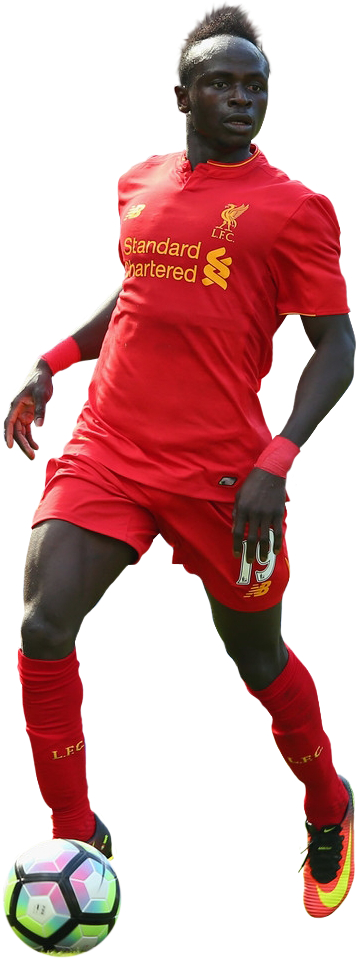 Sadio Mané Liverpool football render - FootyRenders