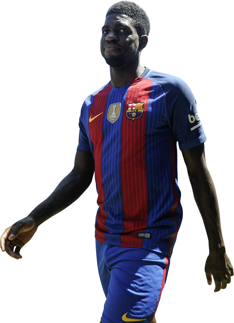 Samuel Umtiti Barcelona football render FootyRenders