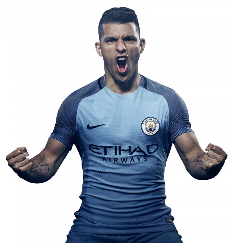 Sergio Aguero football render - 29128 - FootyRenders