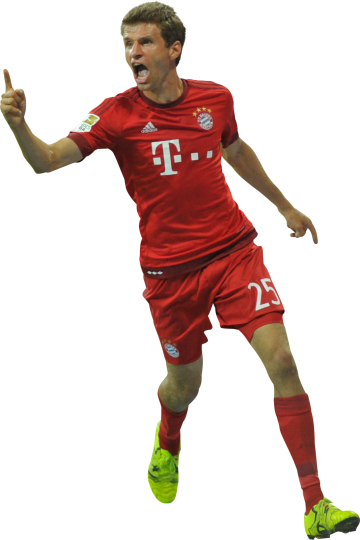 Thomas Muller football render - FootyRenders