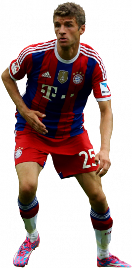 Thomas Muller football render - FootyRenders