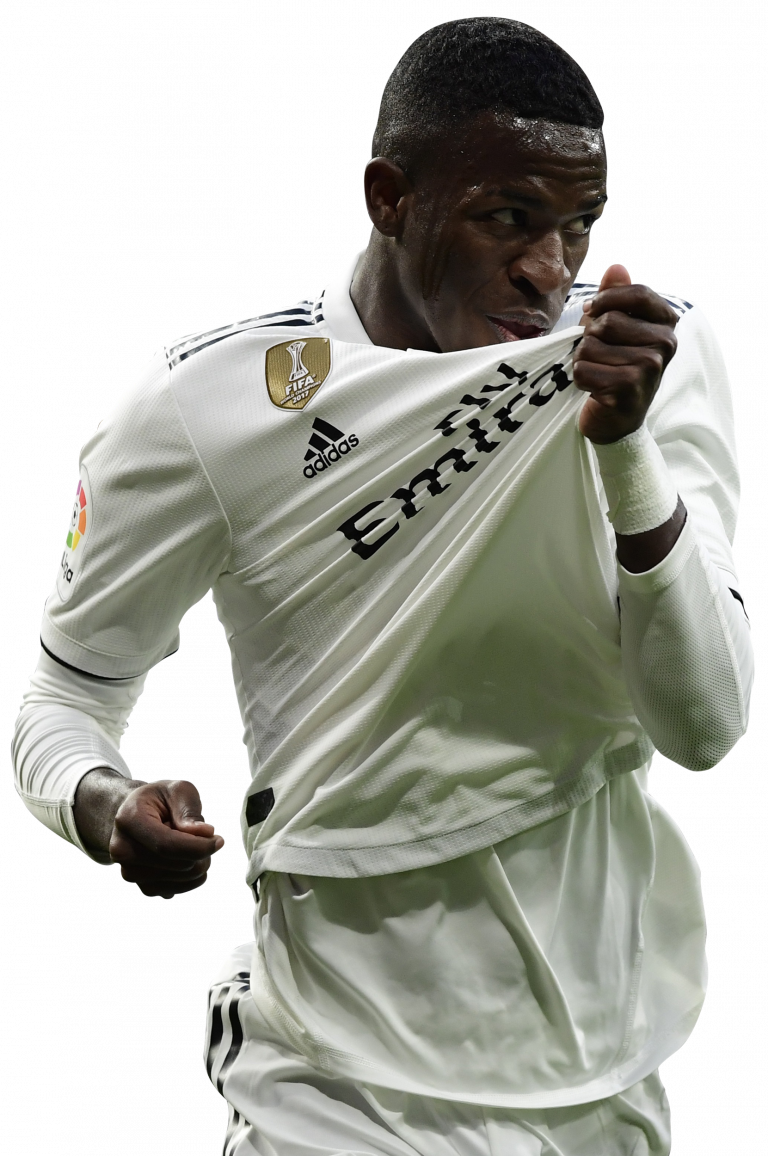 Vinícius Júnior Real Madrid football render - FootyRenders