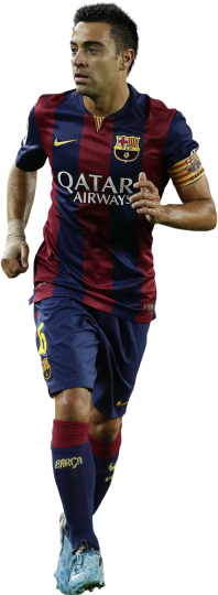 Xavi Hernandez football render - FootyRenders