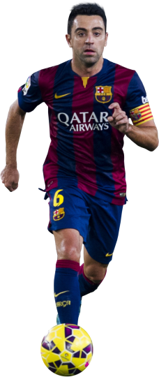 Xavi Hernandez football render - FootyRenders