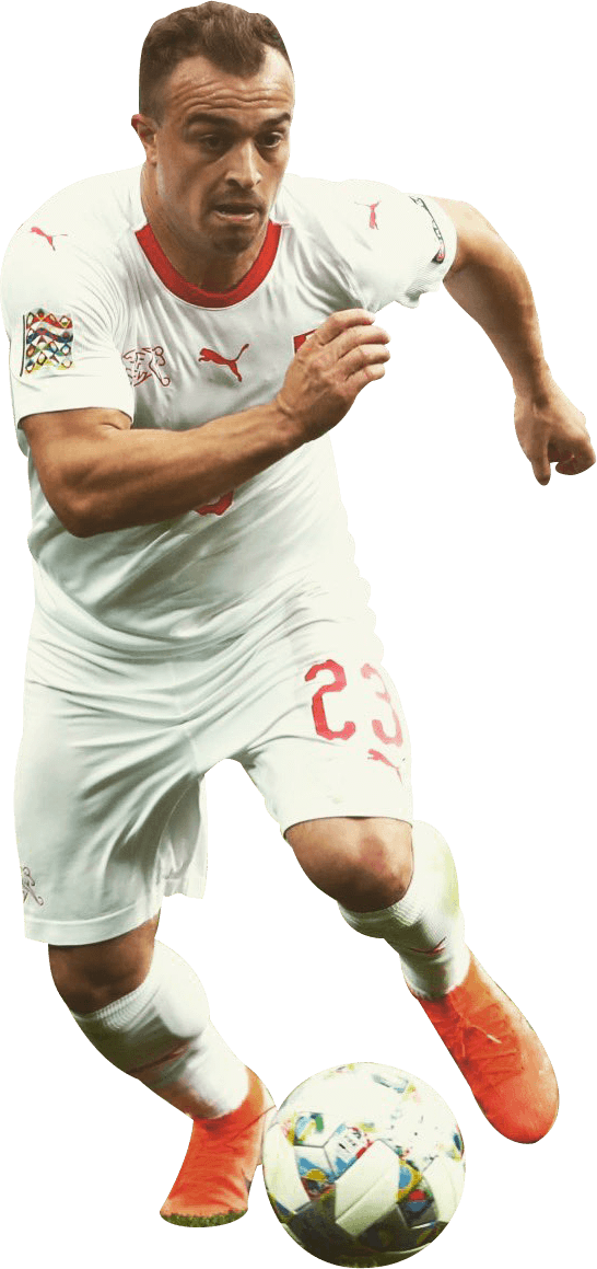 Xherdan Shaqiri Switzerland Football Render - FootyRenders