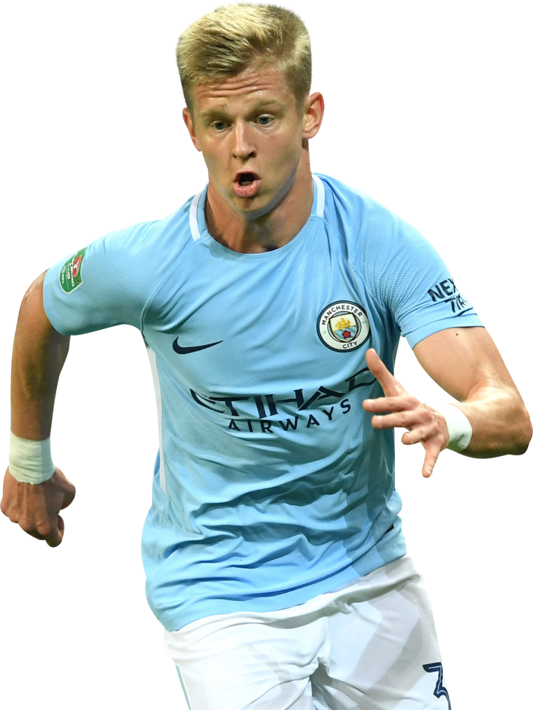 Oleksandr Zinchenko Manchester City football render - FootyRenders