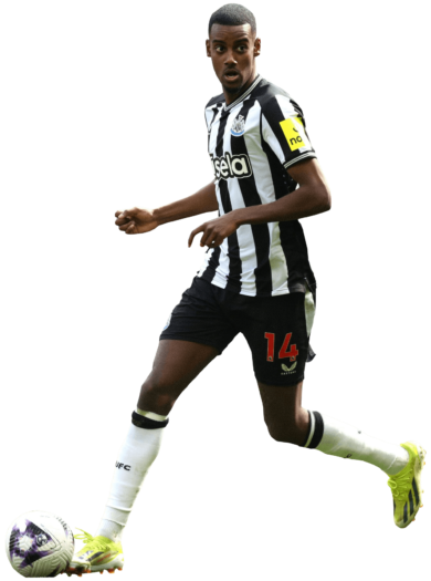 Alexander Isak Newcastle United football render - FootyRenders