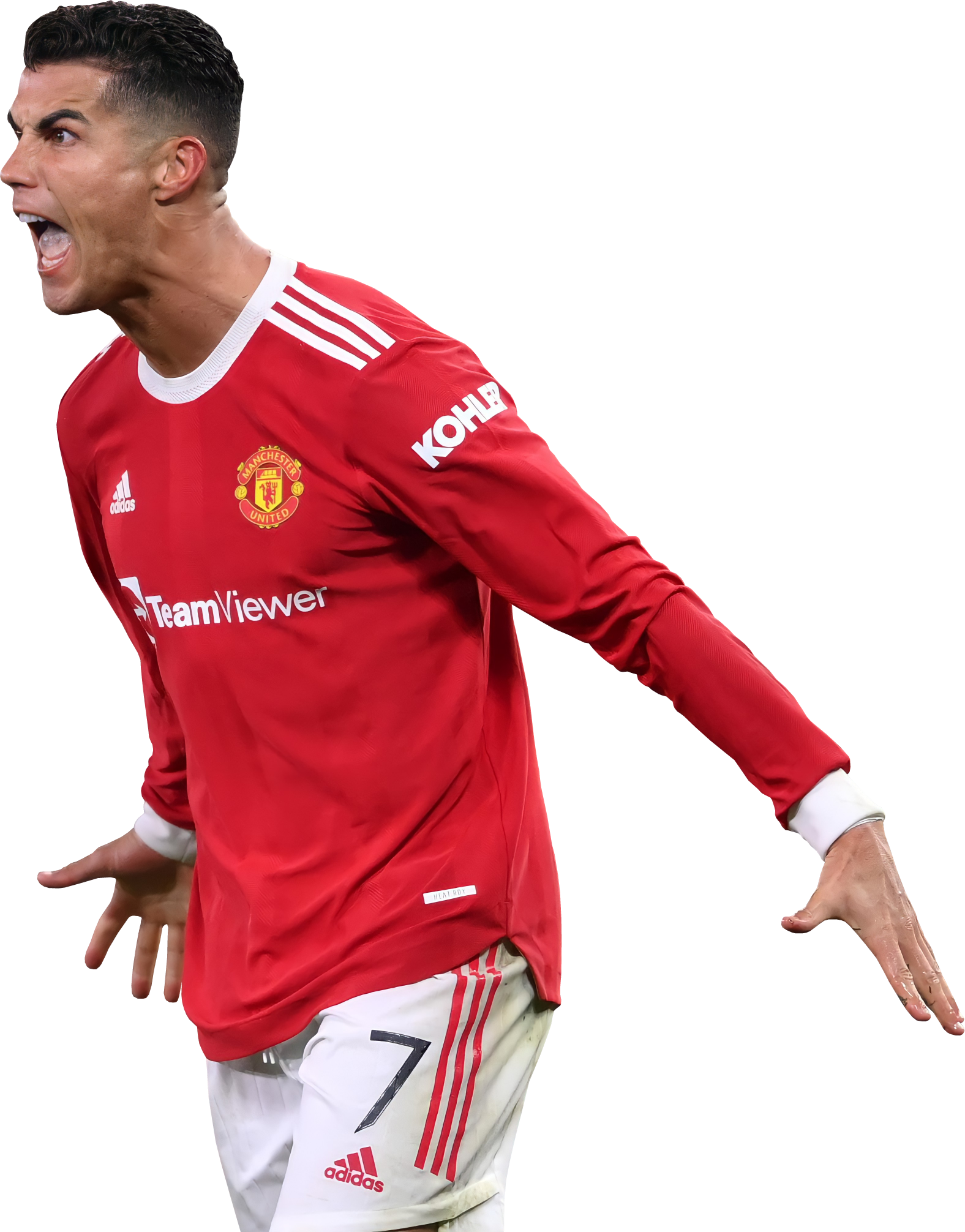 Cristiano Ronaldo Manchester United football render FootyRenders