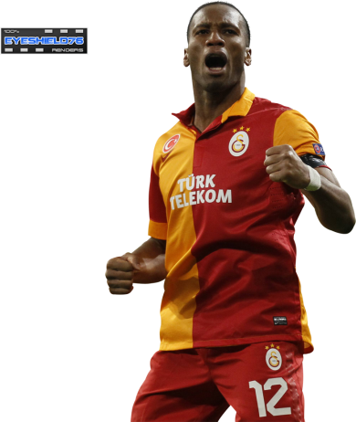 Didier Drogba Football Render - 674 - FootyRenders