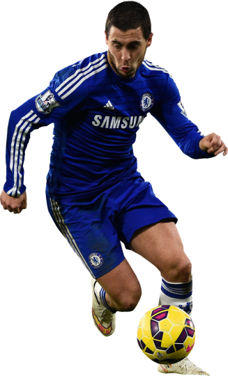 Eden Hazard football render - 11318 - FootyRenders