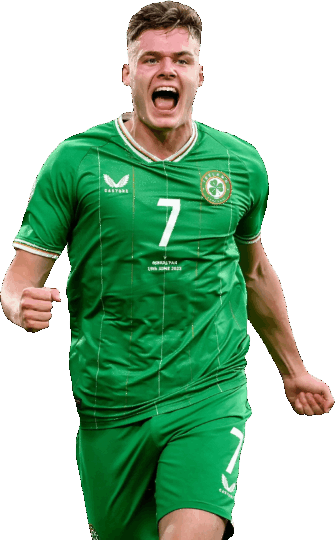 Evan Ferguson Republic of Ireland football render - FootyRenders