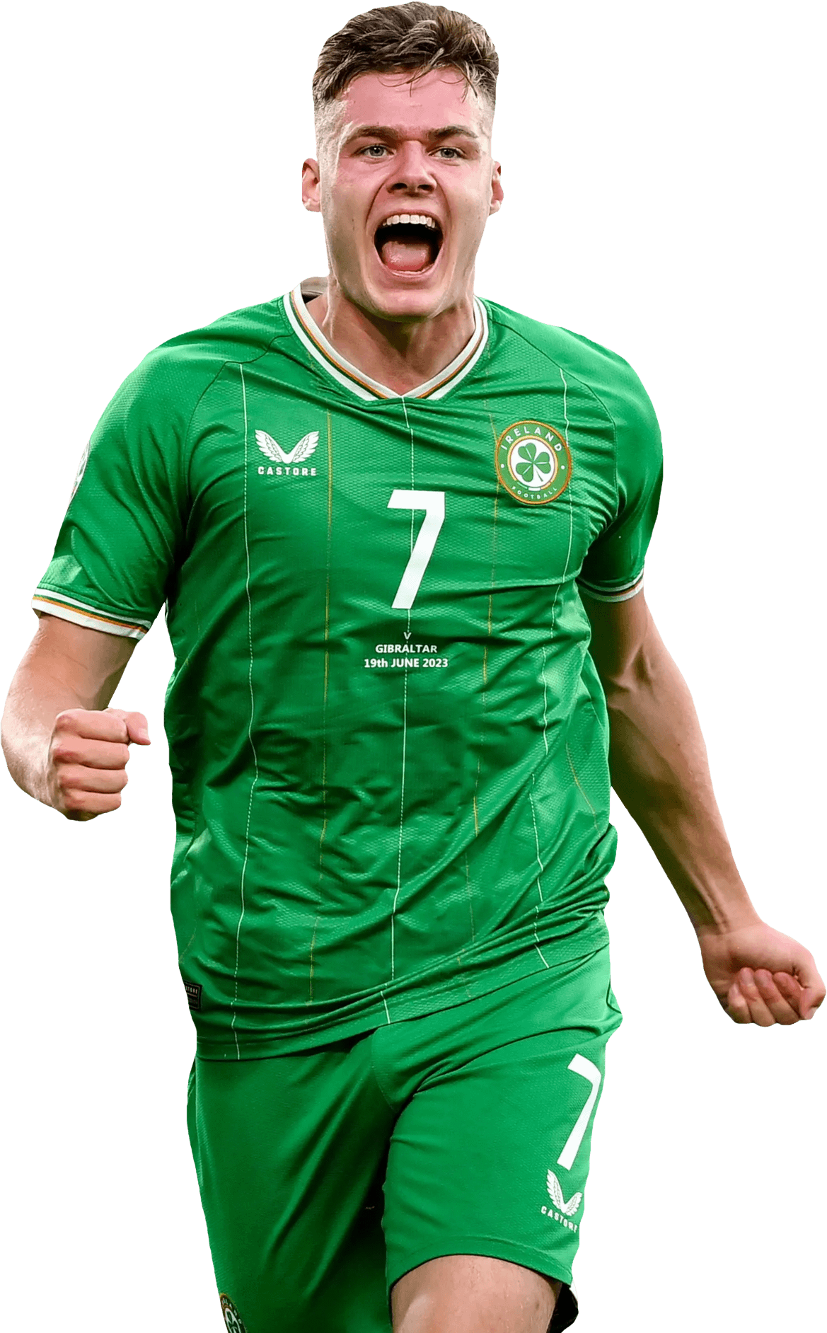 Evan Ferguson Republic of Ireland football render - FootyRenders