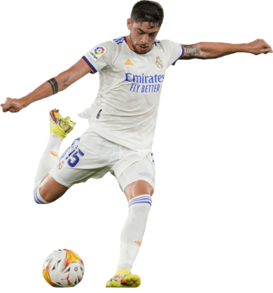 Federico Valverde Real Madrid football render - FootyRenders