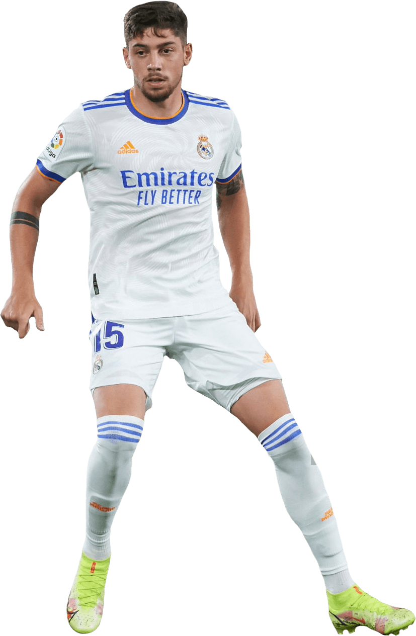 Federico Valverde Real Madrid Football Render - FootyRenders