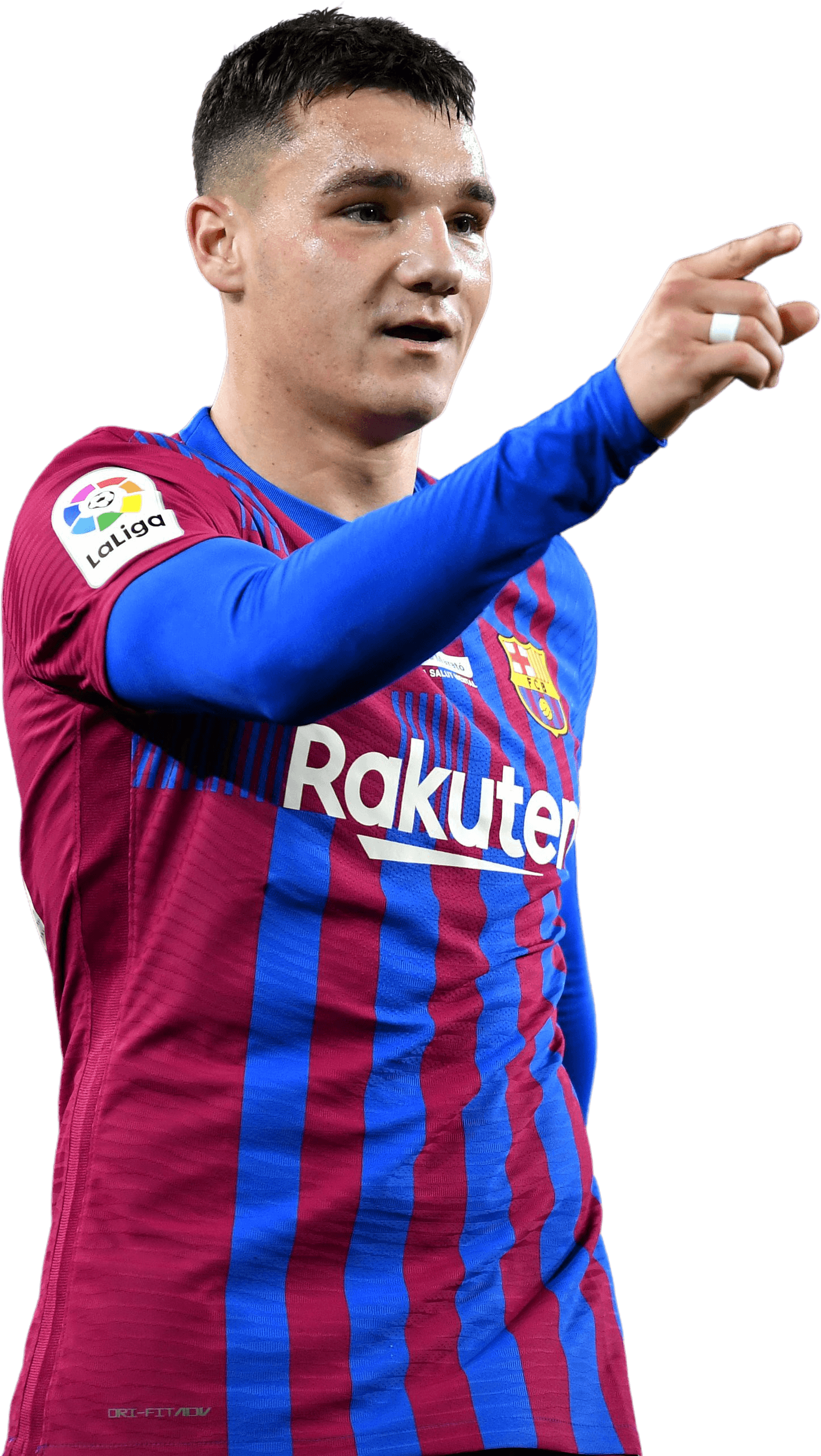 Ferran Jutglà Barcelona football render - FootyRenders 