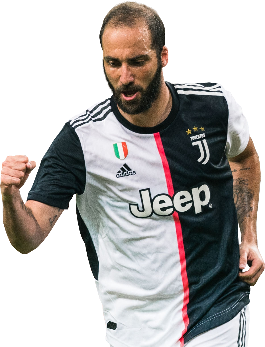 Gonzalo Higuaín Juventus football render - FootyRenders