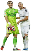 Iker Casillas & Pepe football render
