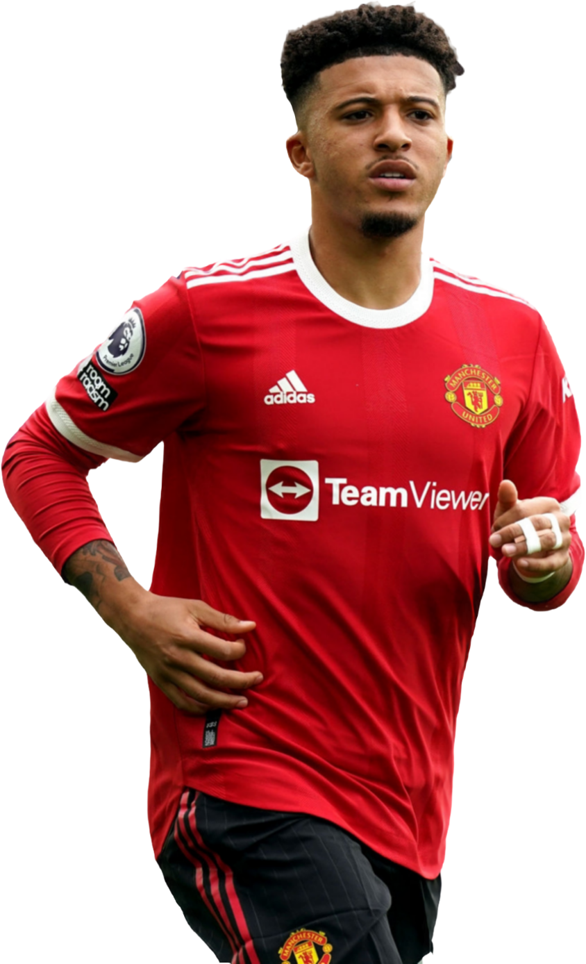 Jadon Sancho Manchester United football render - FootyRenders