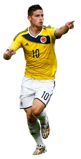 James Rodriguez football render - FootyRenders