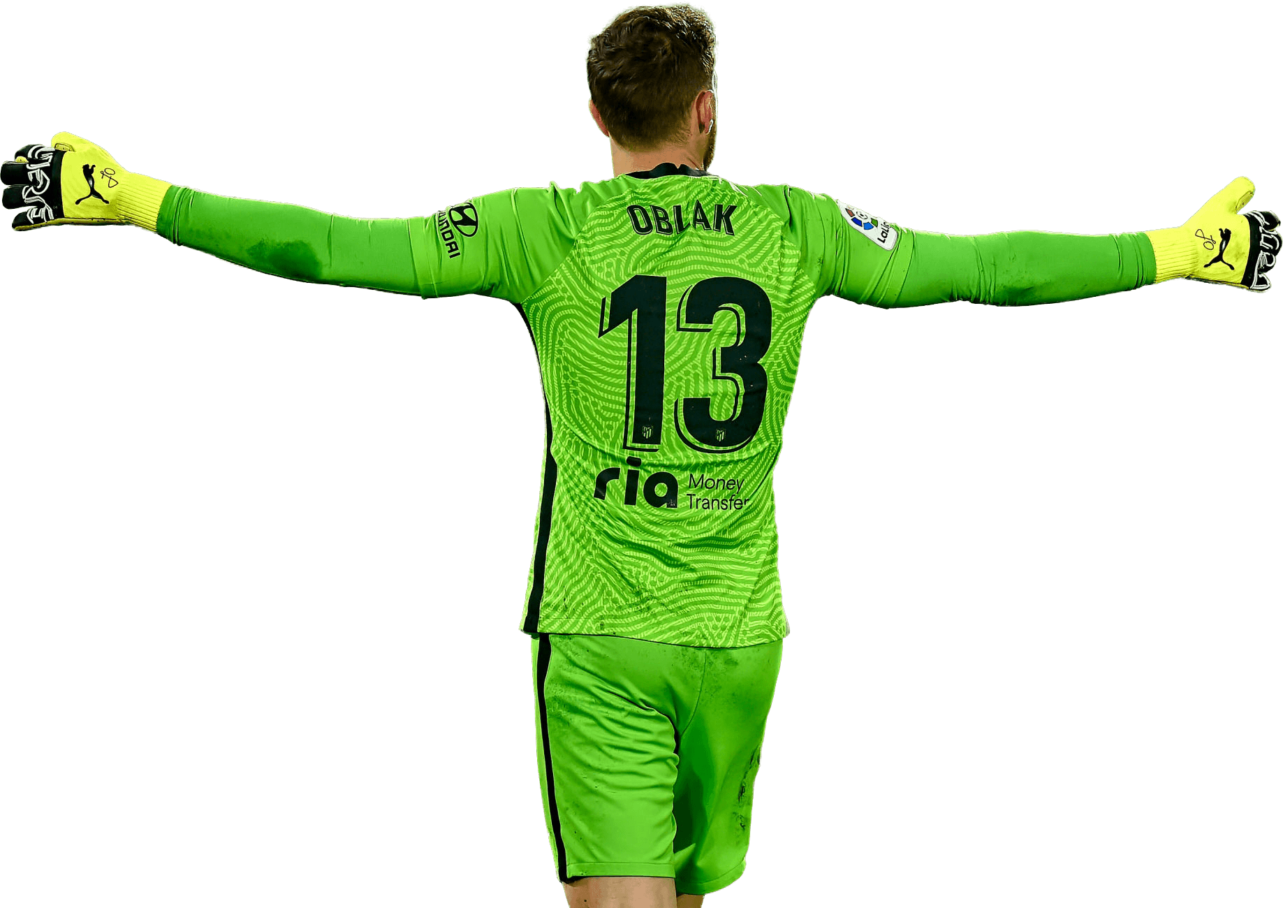 Jan Oblak Atlético Madrid football render - FootyRenders 