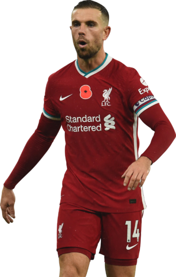 Jordan Henderson Liverpool football render - FootyRenders