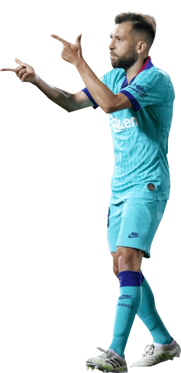Jordi Alba Barcelona football render - FootyRenders