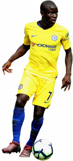 N'Golo Kanté Chelsea football render - FootyRenders