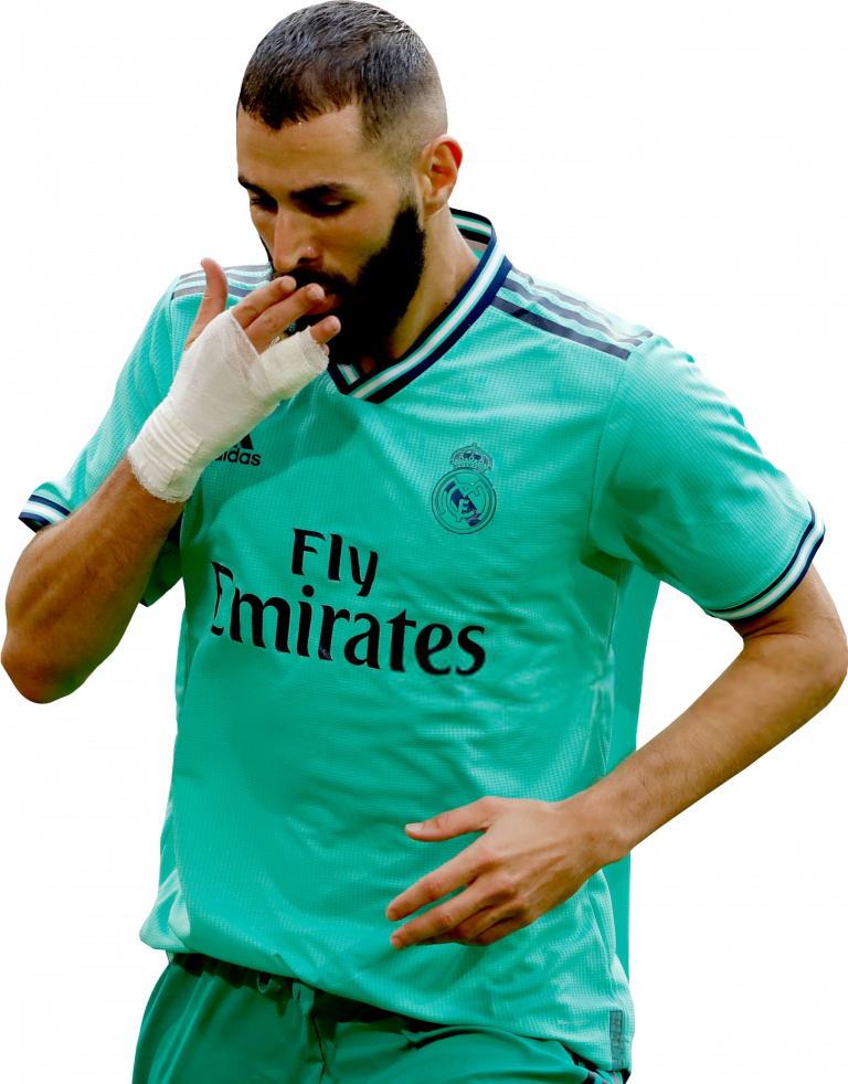 Karim Benzema Real Madrid football render - FootyRenders