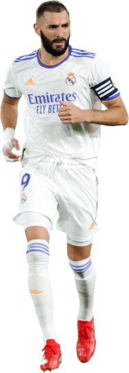 Karim Benzema Real Madrid football render - FootyRenders