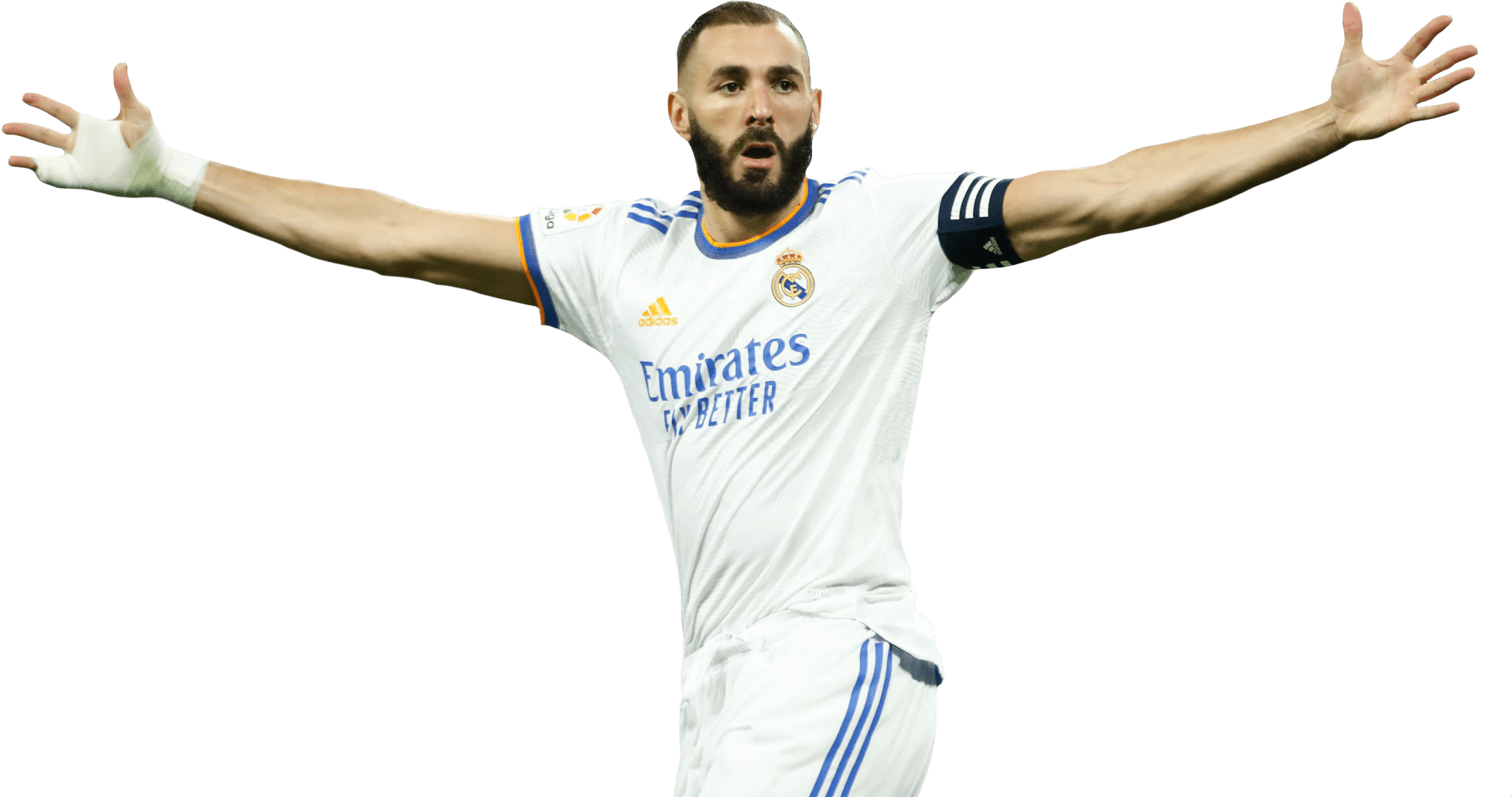 Karim Benzema Real Madrid football render - FootyRenders