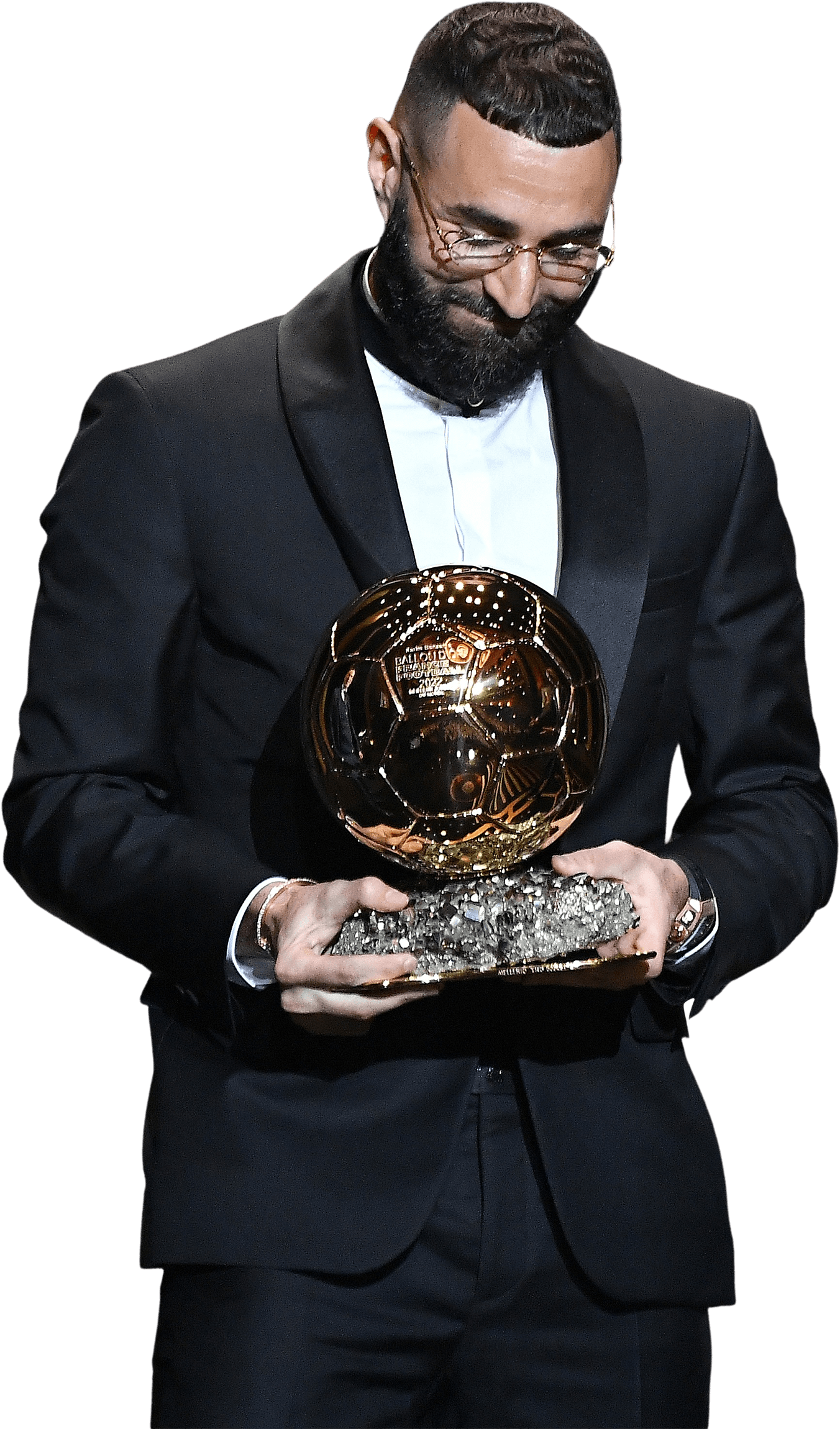 Karim Benzema Ballon D Or 2022 Awards Football Render FootyRenders