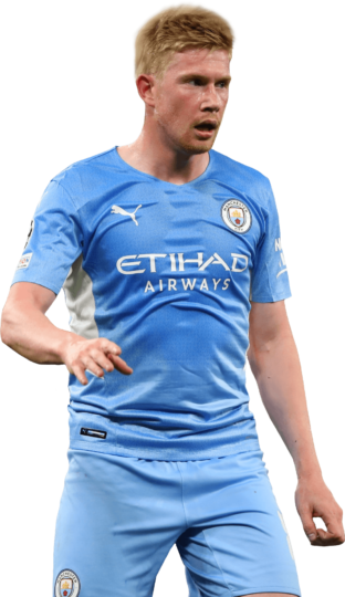 Kevin De Bruyne Manchester City football render - FootyRenders