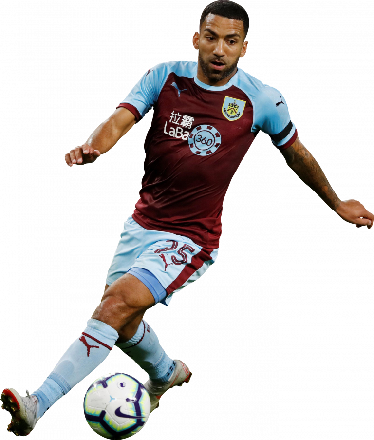 Aaron Lennon Burnley football render - FootyRenders