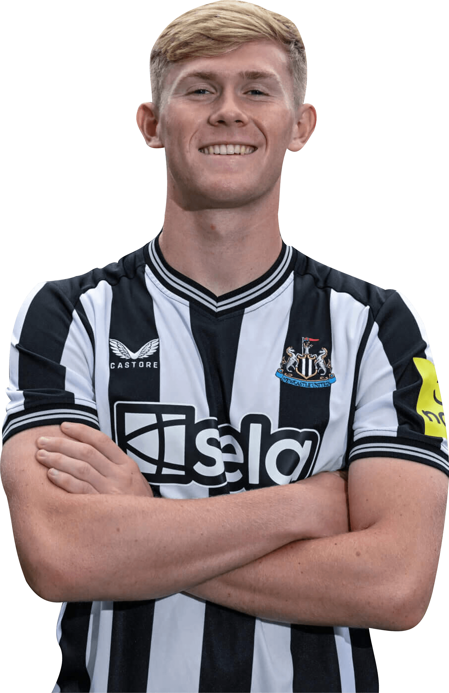 Lewis Hall Newcastle United Football Render - FootyRenders