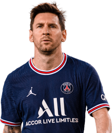 Lionel Messi Paris Saint-Germain football render - FootyRenders