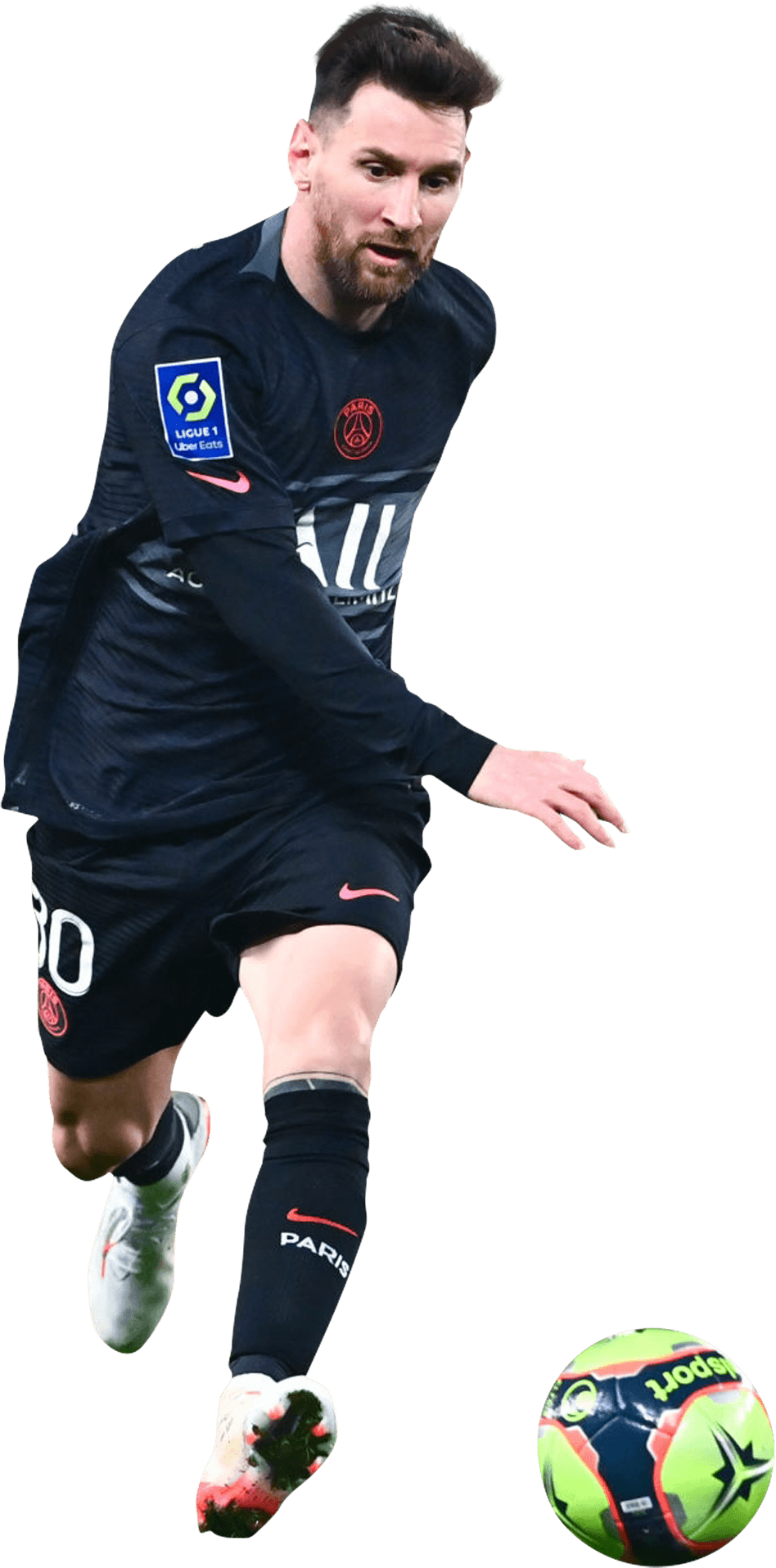 Lionel Messi Paris Saint Germain Football Render Footyrenders