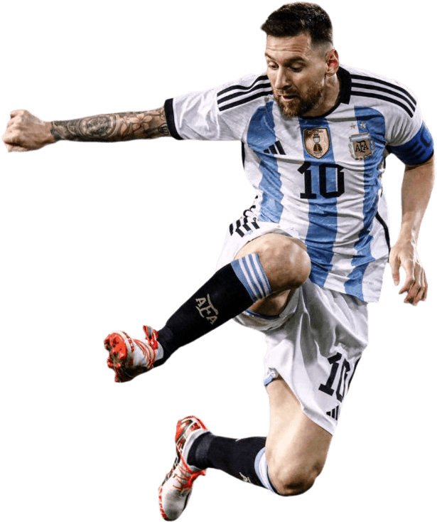Lionel Messi Argentina football render - FootyRenders