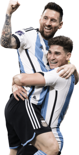 Lionel Messi & Julián Álvarez