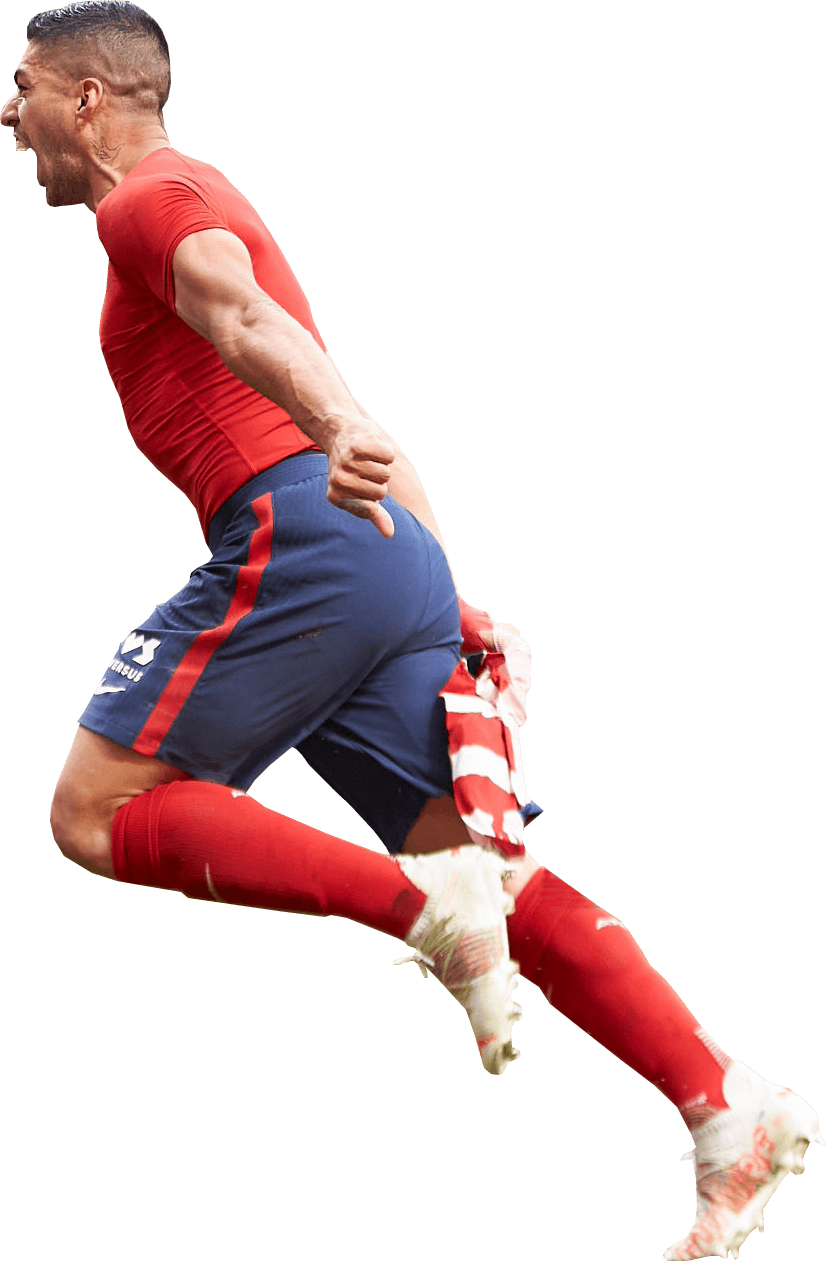 Luis Suarez Atlético Madrid football render - FootyRenders