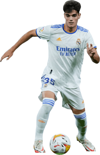 Miguel Gutierrez Real Madrid football render - FootyRenders